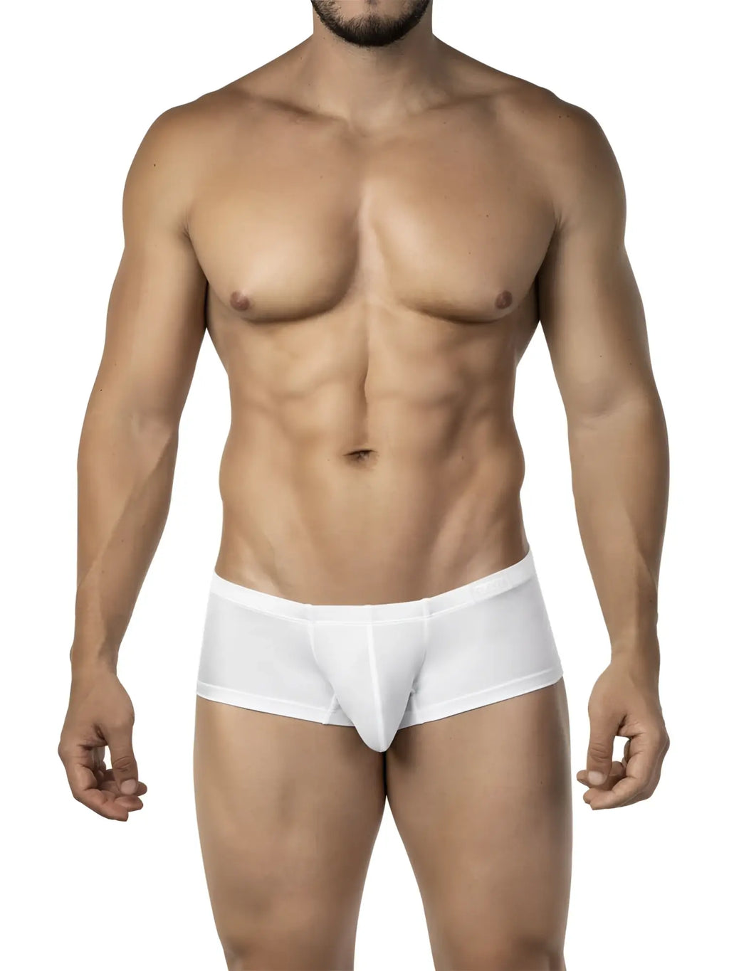 Clever 26069 3pk australian latin trunks white men’s briefs with smooth form-fitting design multi-colored