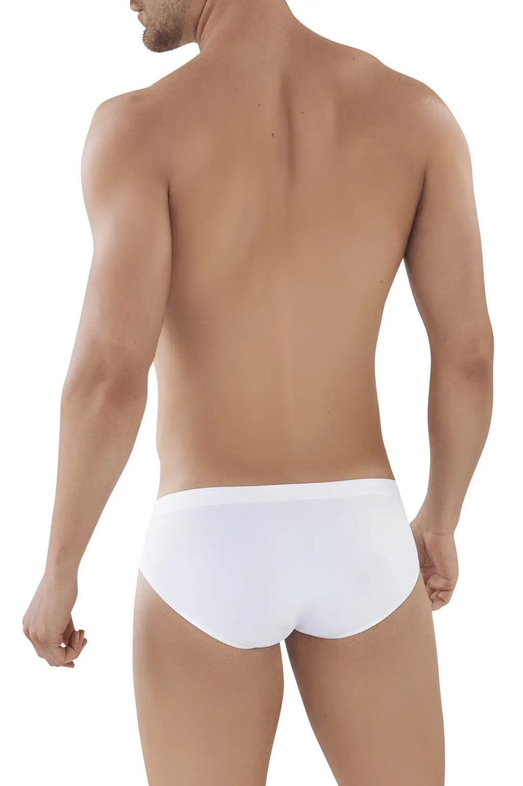 White clever 519940 brief with smooth form-fitting design in black and white for comfortable everyday wear