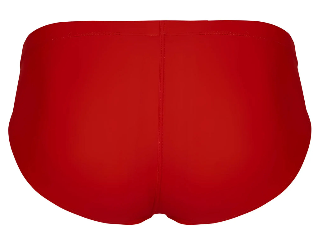 Solid red swim trunks from clever 519967 7pk briefs with smooth seamless fabric and multi-colored design