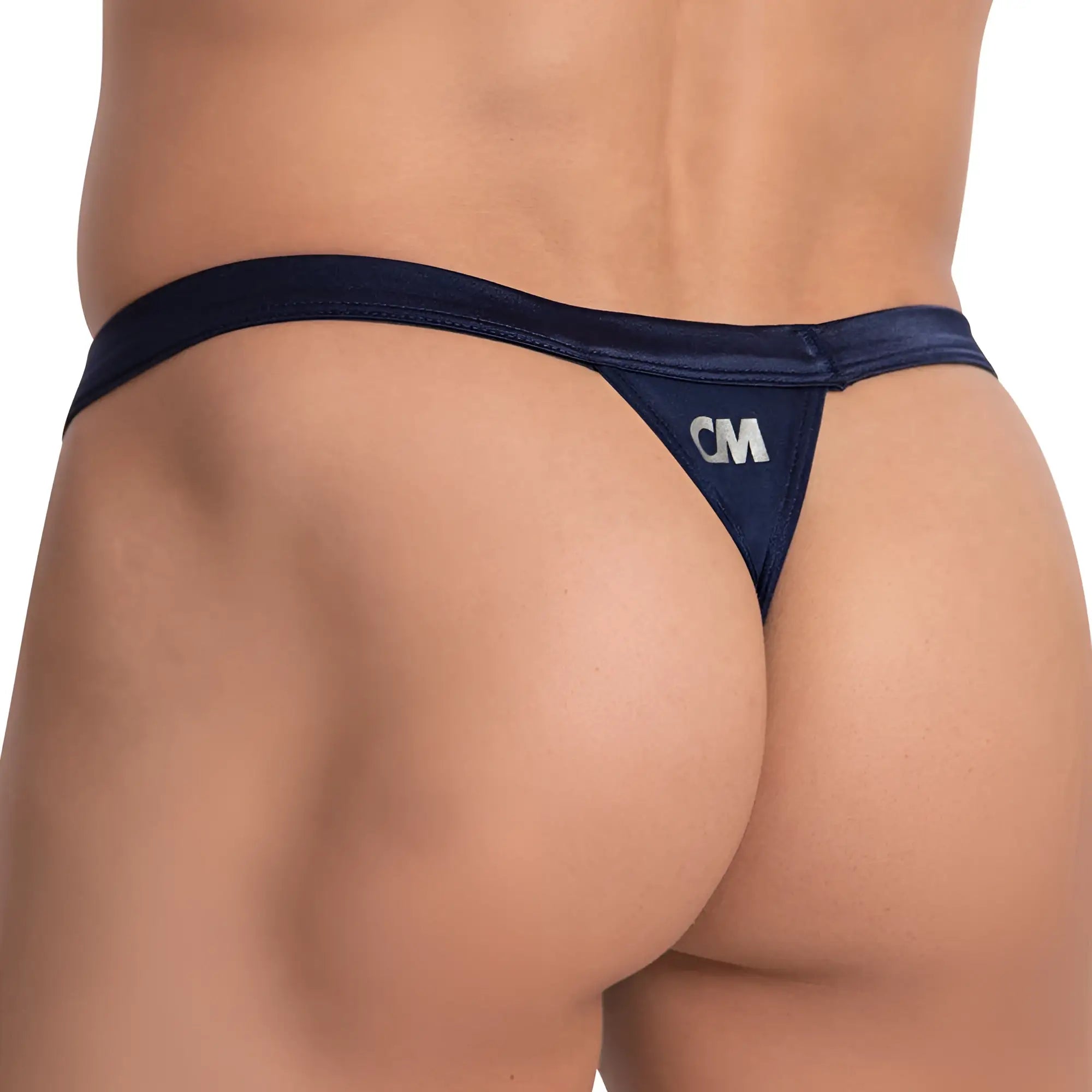Navy blue cover male cmk076 thong with sleek smooth fabric finish designed for comfortable wear