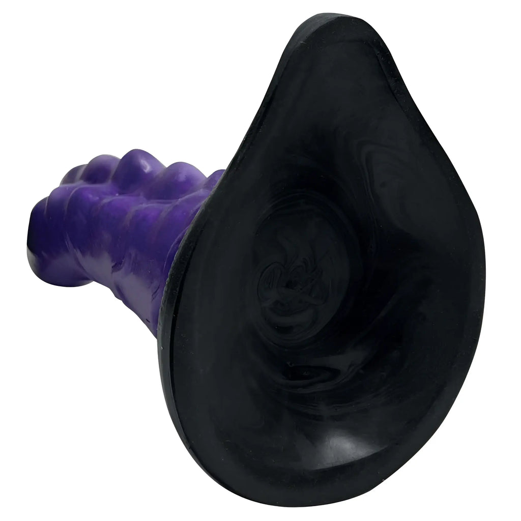 Creature Cocks Orion Invader: A purple, veiny, alien-style silicone dildo with a large, black suction cup base.