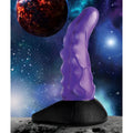 Creature Cocks Orion Invader: A purple, veiny, alien-style silicone dildo with a black base against a space backdrop.