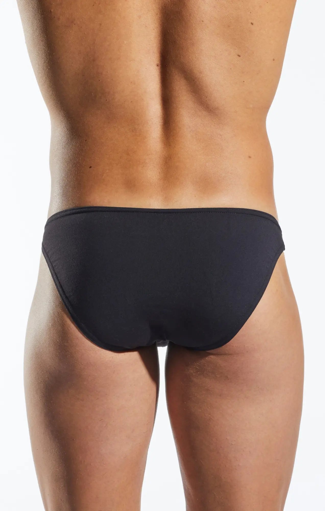 Black cx01 brief with smooth, form-fitting design made for comfortable everyday wear