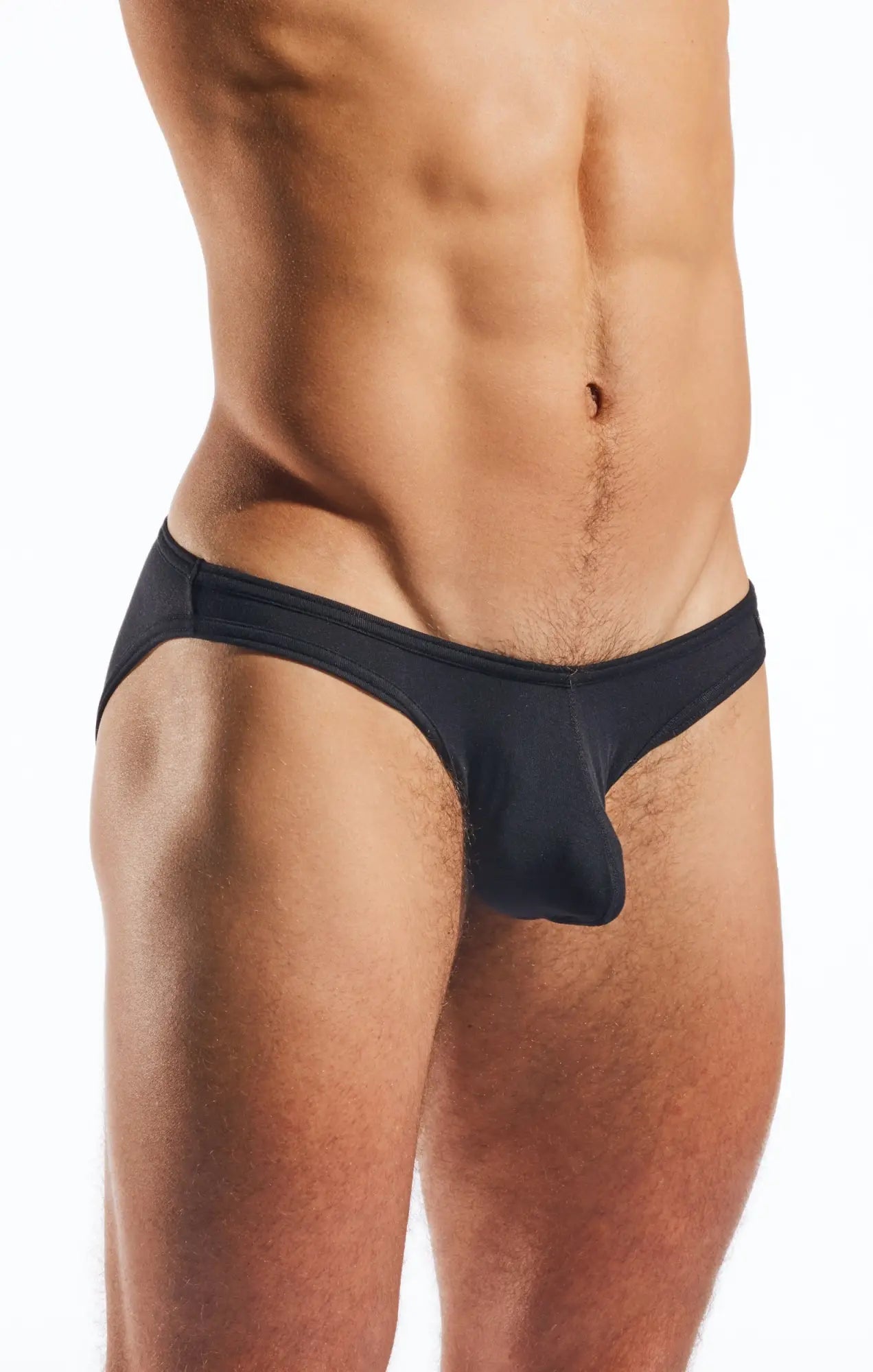 Black cx01md brief seamless form-fitting men’s underwear designed for comfort and a smooth fit