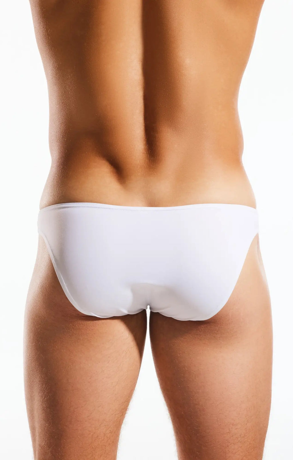 Cx02 swim brief white sleek minimalist smooth form fitting briefs designed for comfortable swimwear use