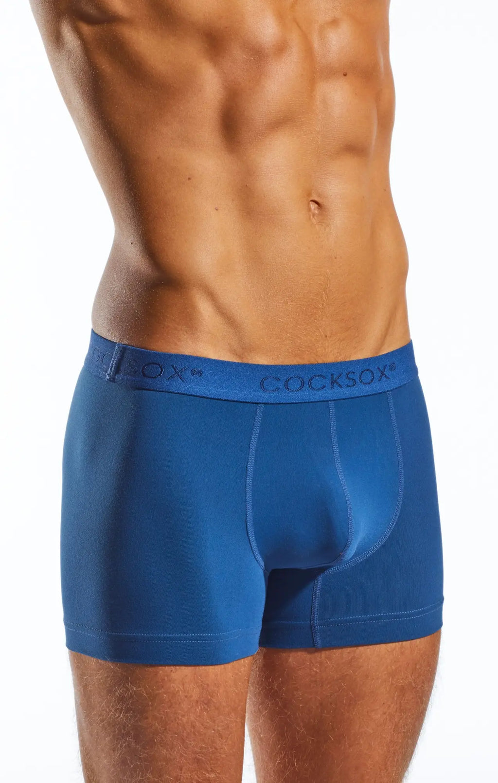 Blue cocksox CX12 boxer men’s briefs with a snug fit and elastic waistband for comfortable everyday wear