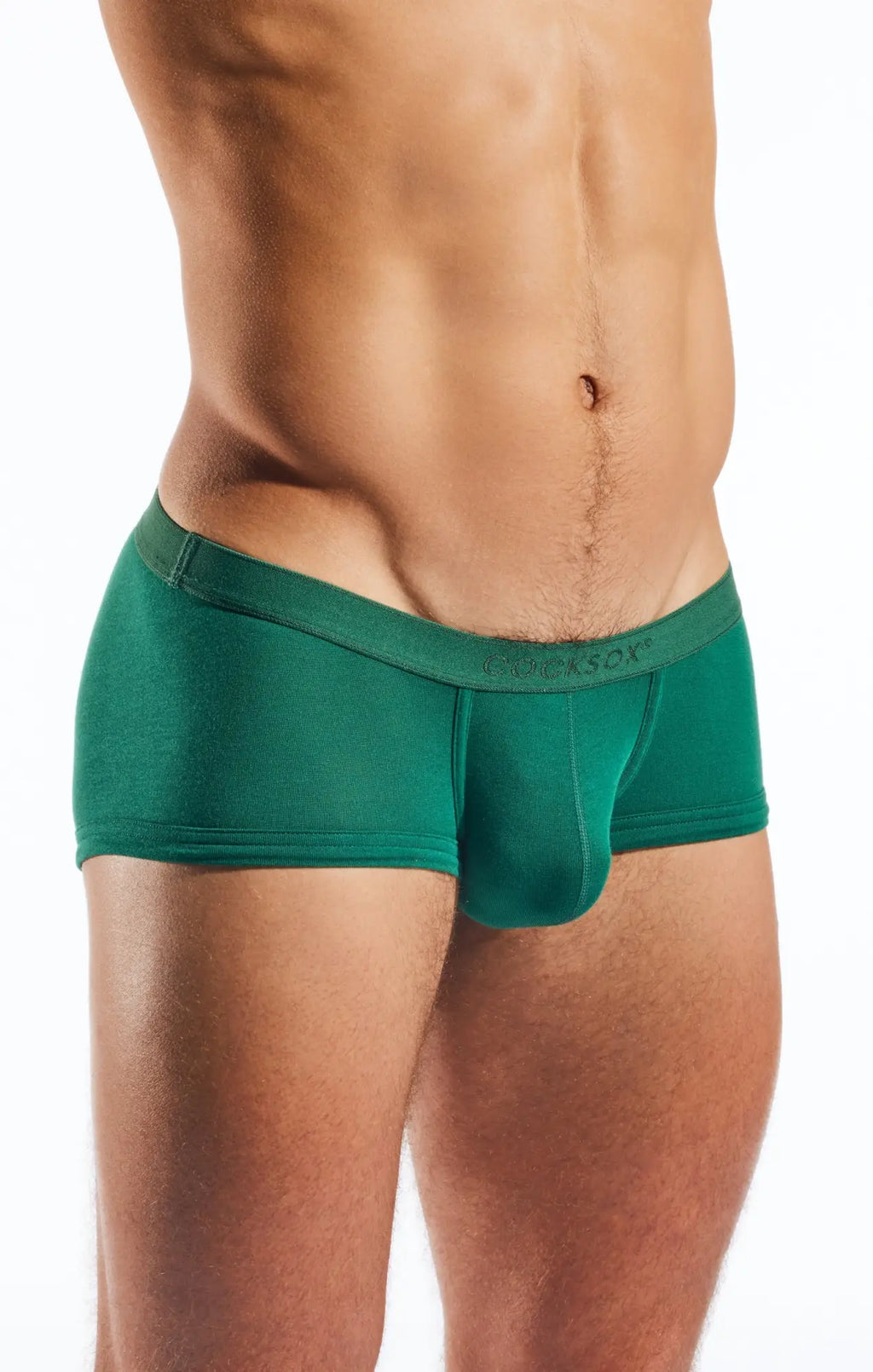 Green men’s boxer briefs cx68md trunk with snug fit and elastic waistband for comfortable wear