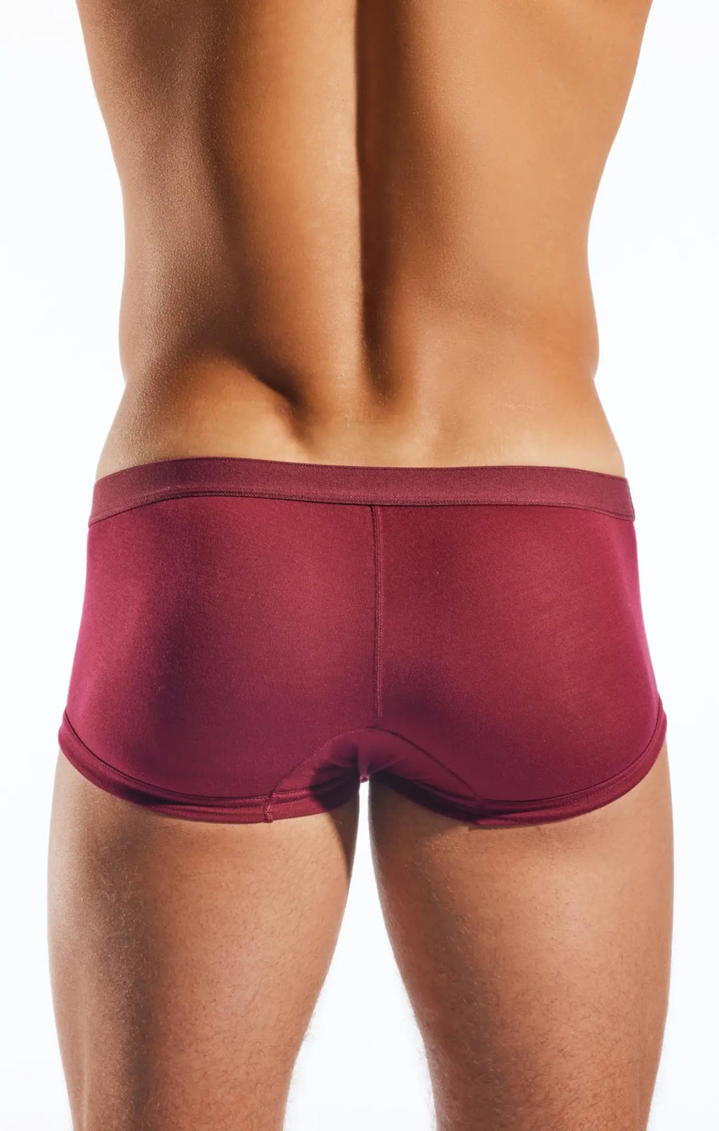 Maroon cx68md trunk briefs with smooth form-fitting fabric and snug elastic waistband for comfortable support
