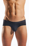 Black mens briefs cx76md sports brief with smooth form fitting design and subtle logo on waistband