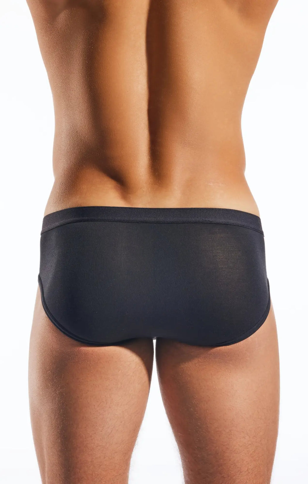 Black mesh cx76md sports briefs with smooth form-fitting design for comfortable athletic wear