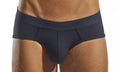 Black cocksox cx76n sports briefs in black with textured waistband featuring the brand name for active comfort