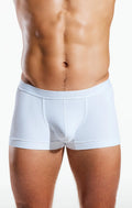 White ribbed Calvin Klein CX94BR boxer briefs made of soft cotton blend for comfortable everyday wear