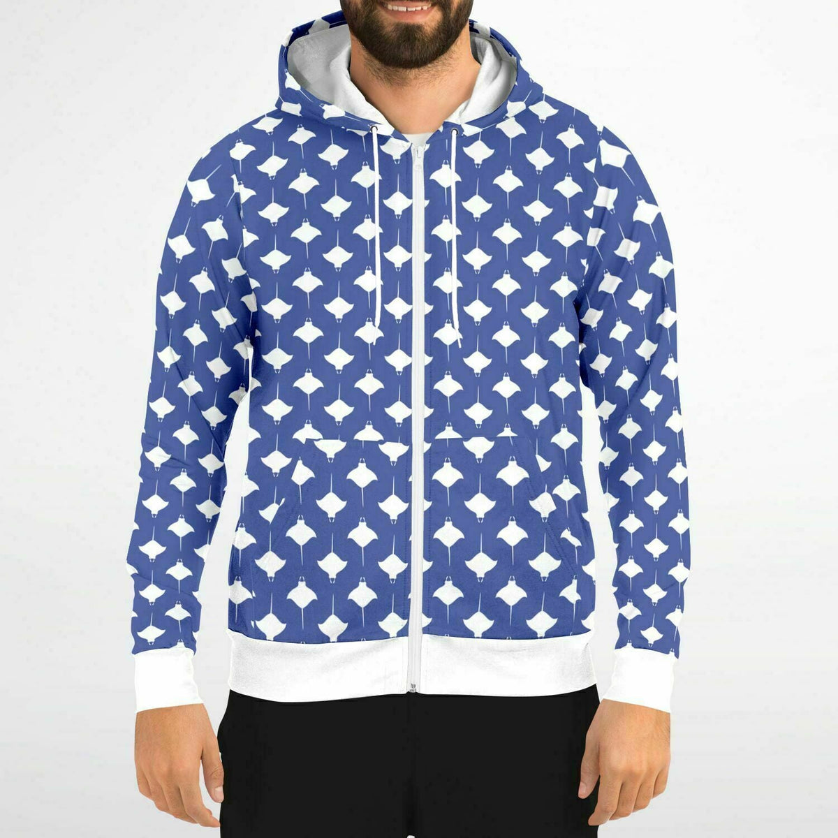Maris Equi Men's Manta Ray Zip-Up Hoodie