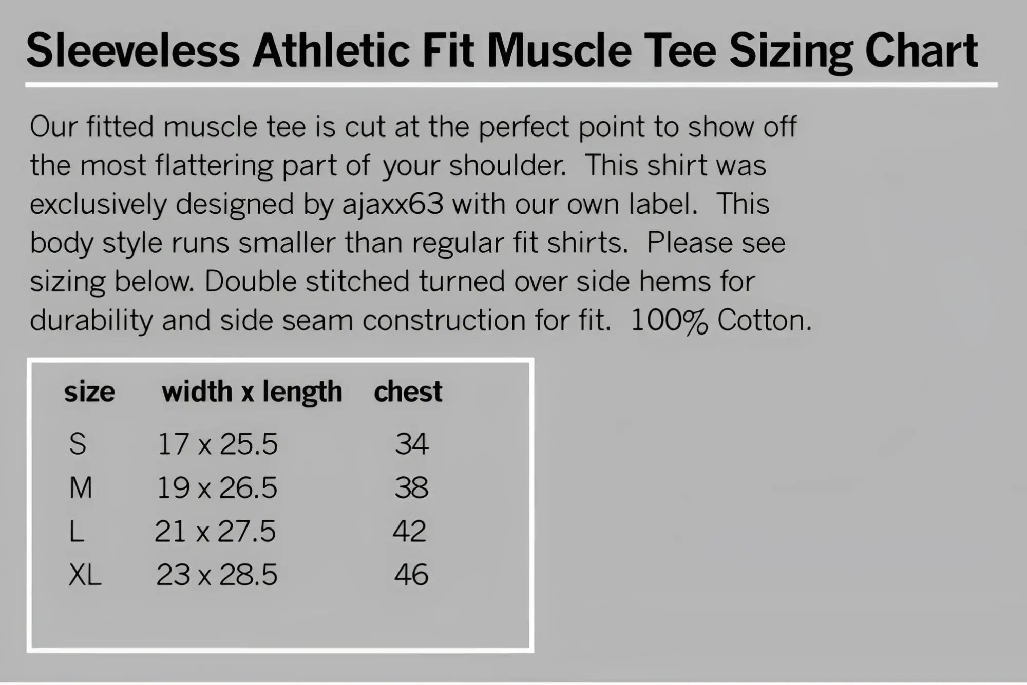 Damn daddy sleeveless athletic fit muscle tee in white 100 percent cotton with double stitched side hems and side seams
