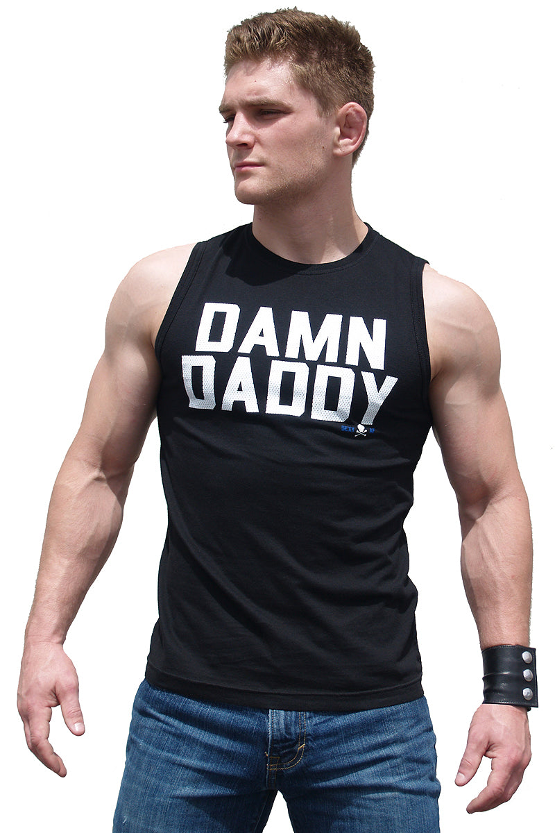 Camiseta deportiva sin mangas Damn Daddy 