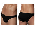 Black doreanse 1281-blk hang-loose bikini brief with smooth, form-fitting design in soft breathable fabric