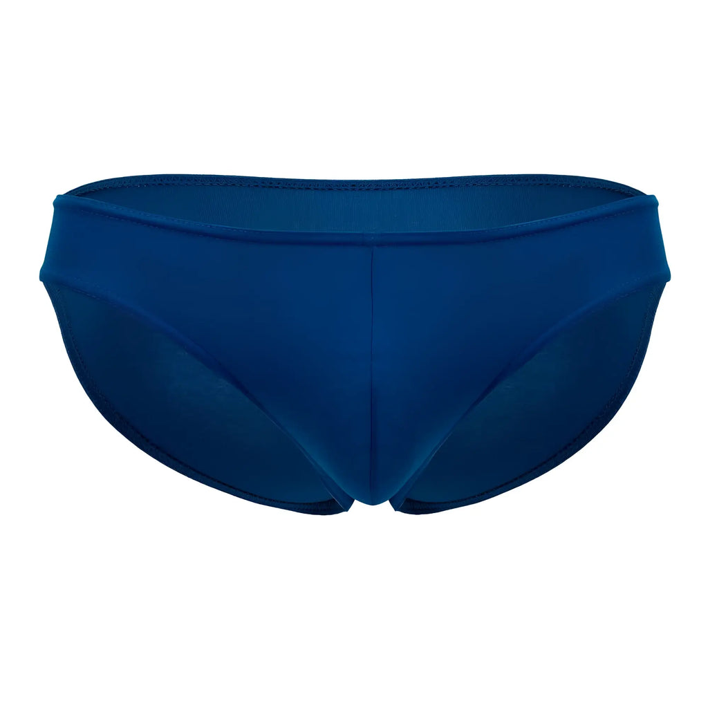Doreanse 1281-BLU hang-loose briefs in solid navy blue with smooth stretchy fabric and classic design