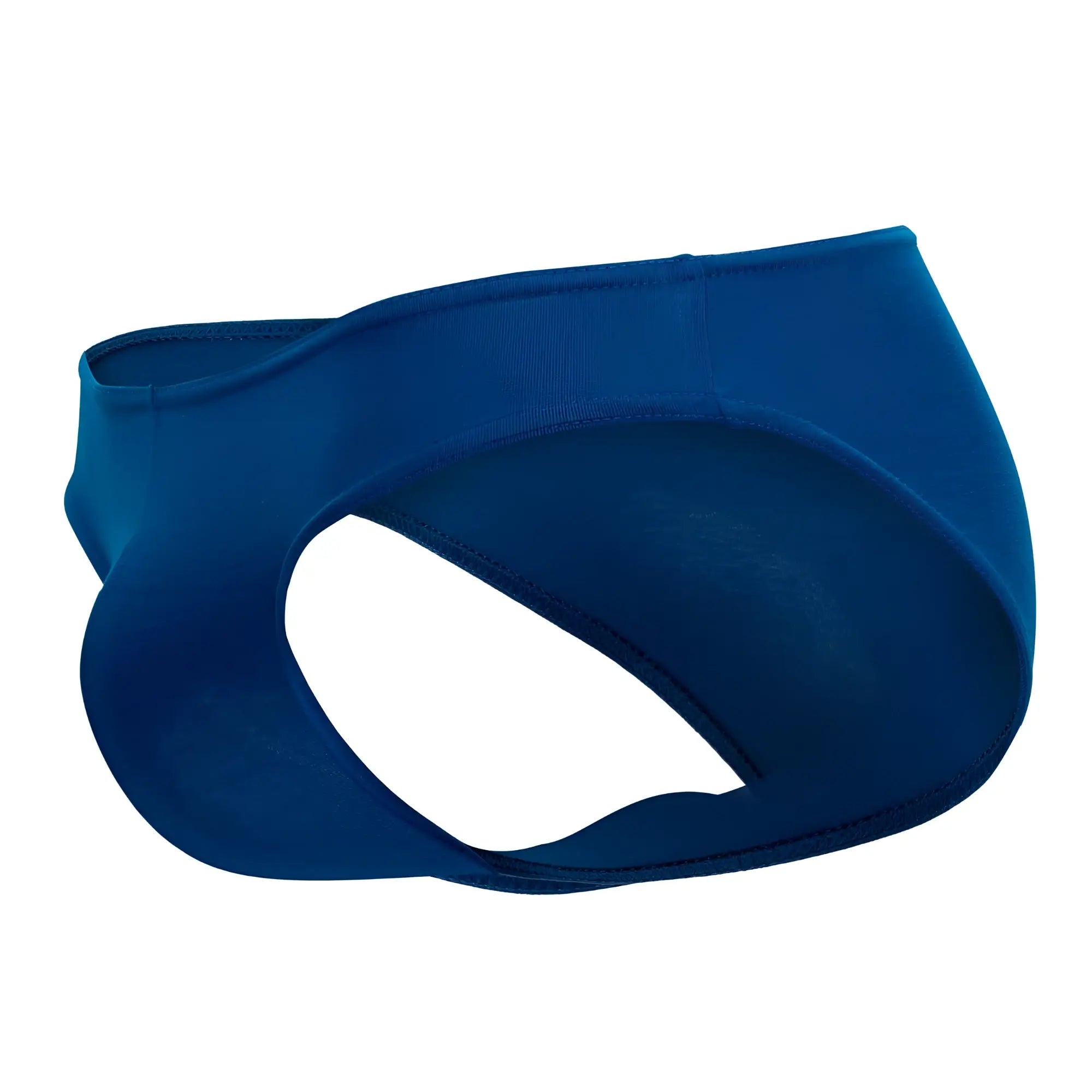 Doreanse 1281-blu hang-loose briefs in solid royal blue seamless fabric with a contoured design