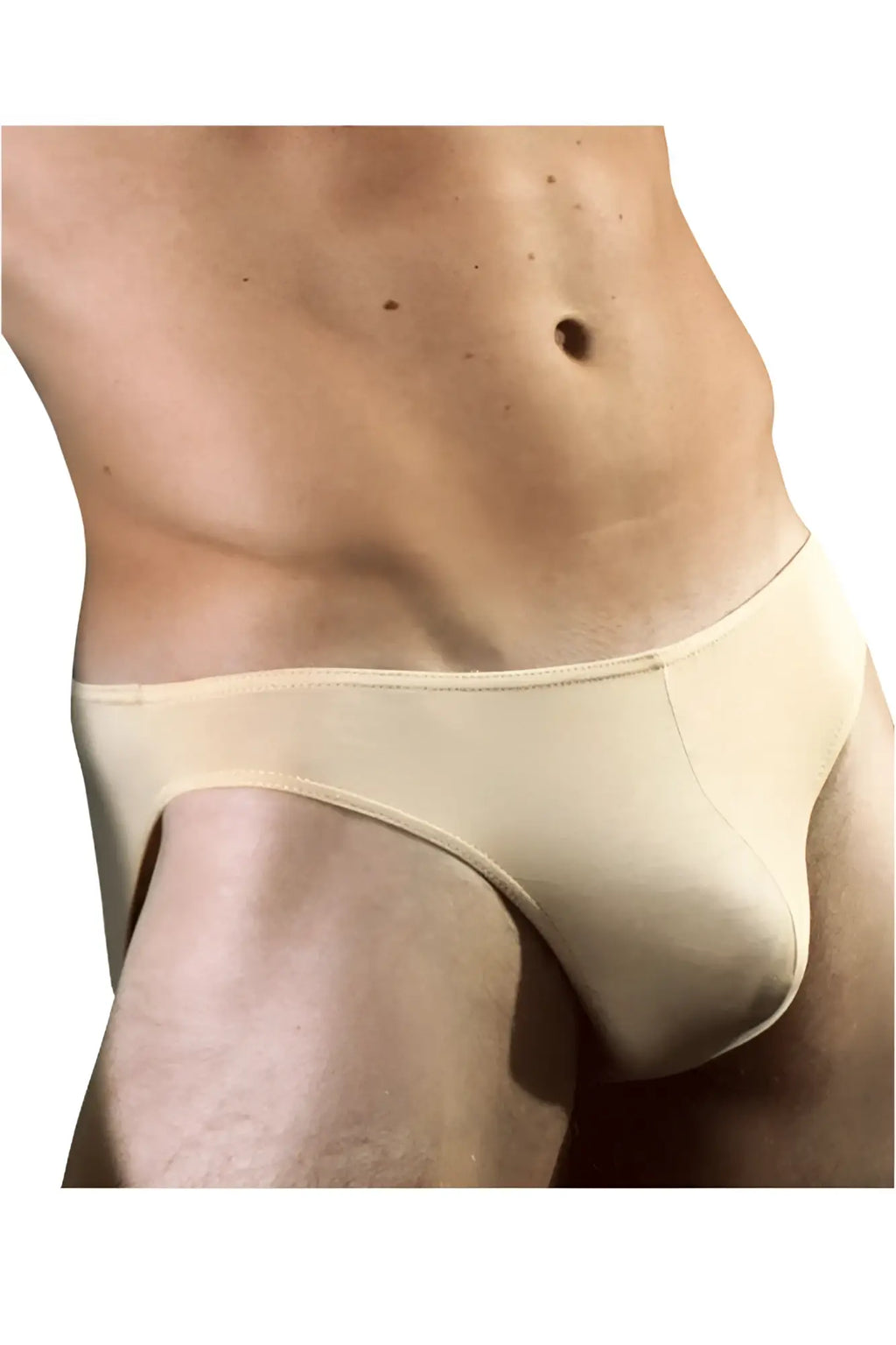 Beige seamless doreanse 1281-tan hang-loose bikini briefs with smooth form-fitting design in tan color