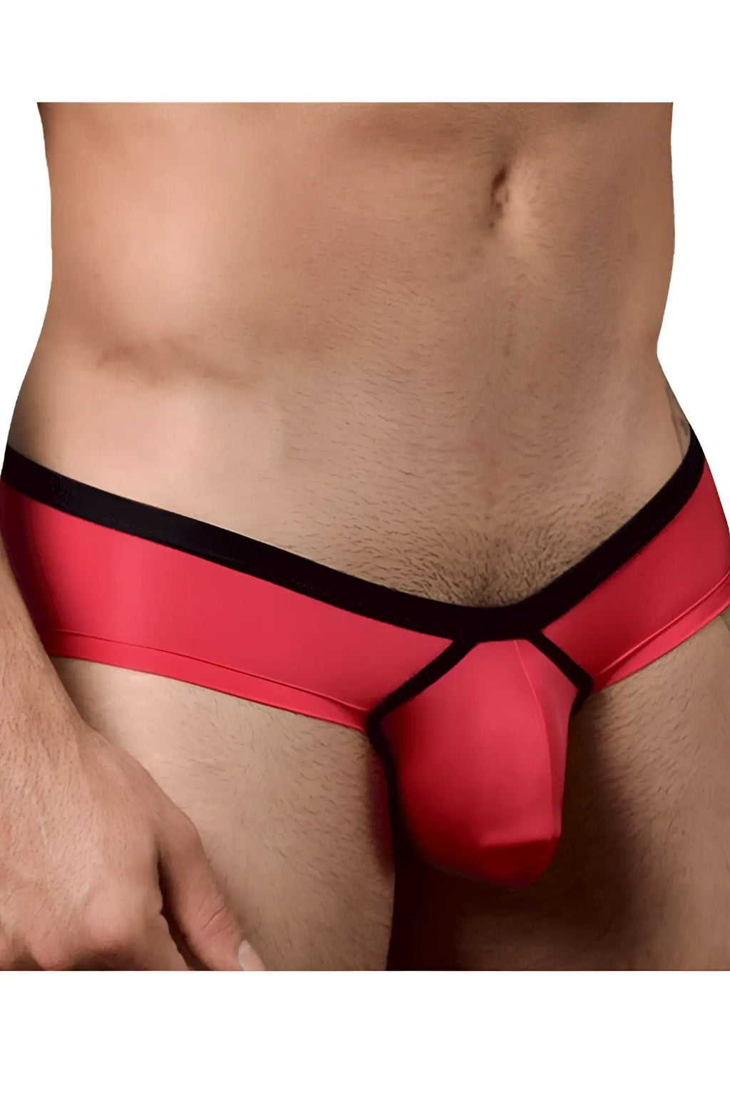 Doreanse 1377-fuc boost cheeky brief in fuchsia satin with a sleek, form-fitting design