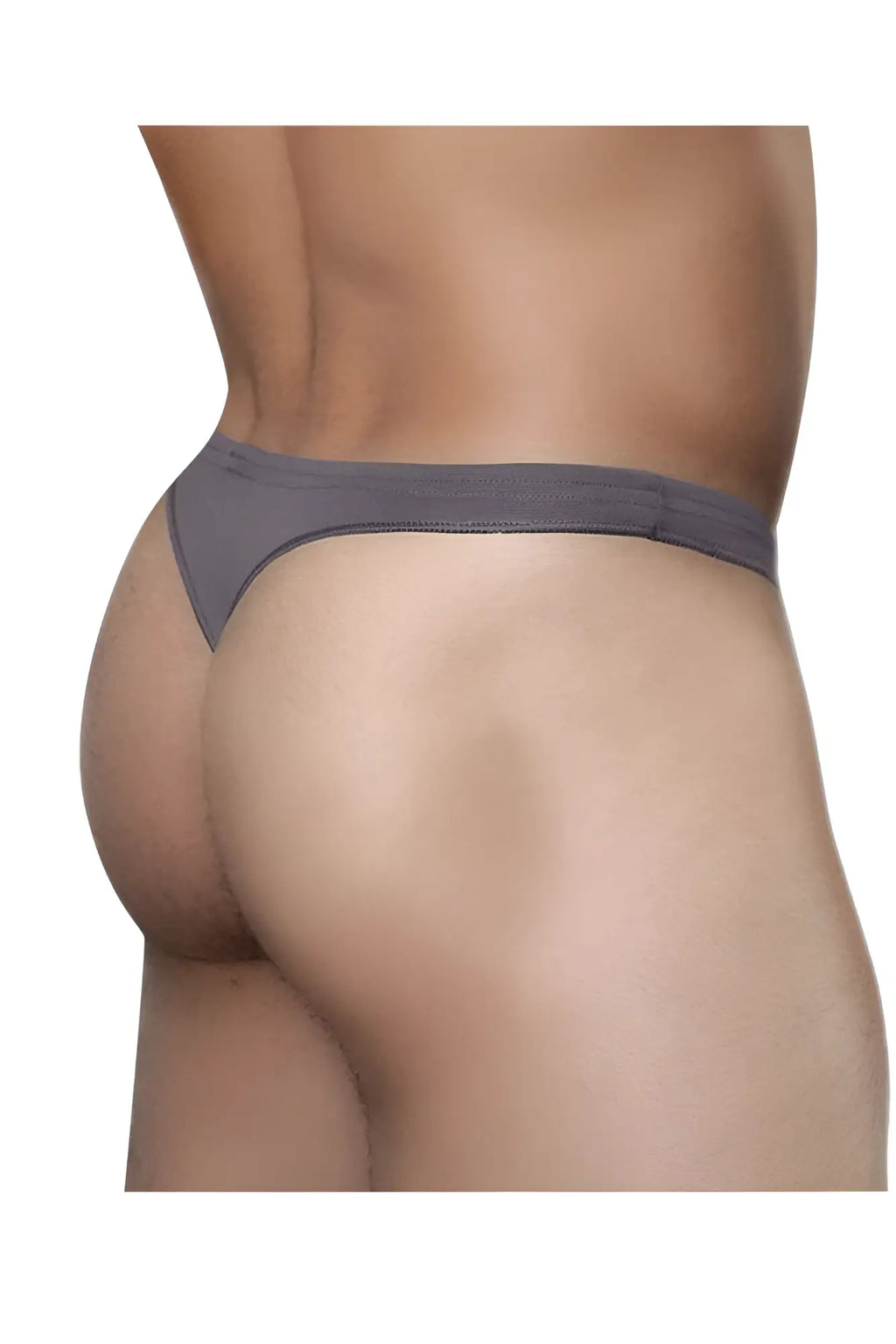 Doreanse 1392-smk euro thong in smoke color made of smooth stretchy fabric with a simple minimalist design