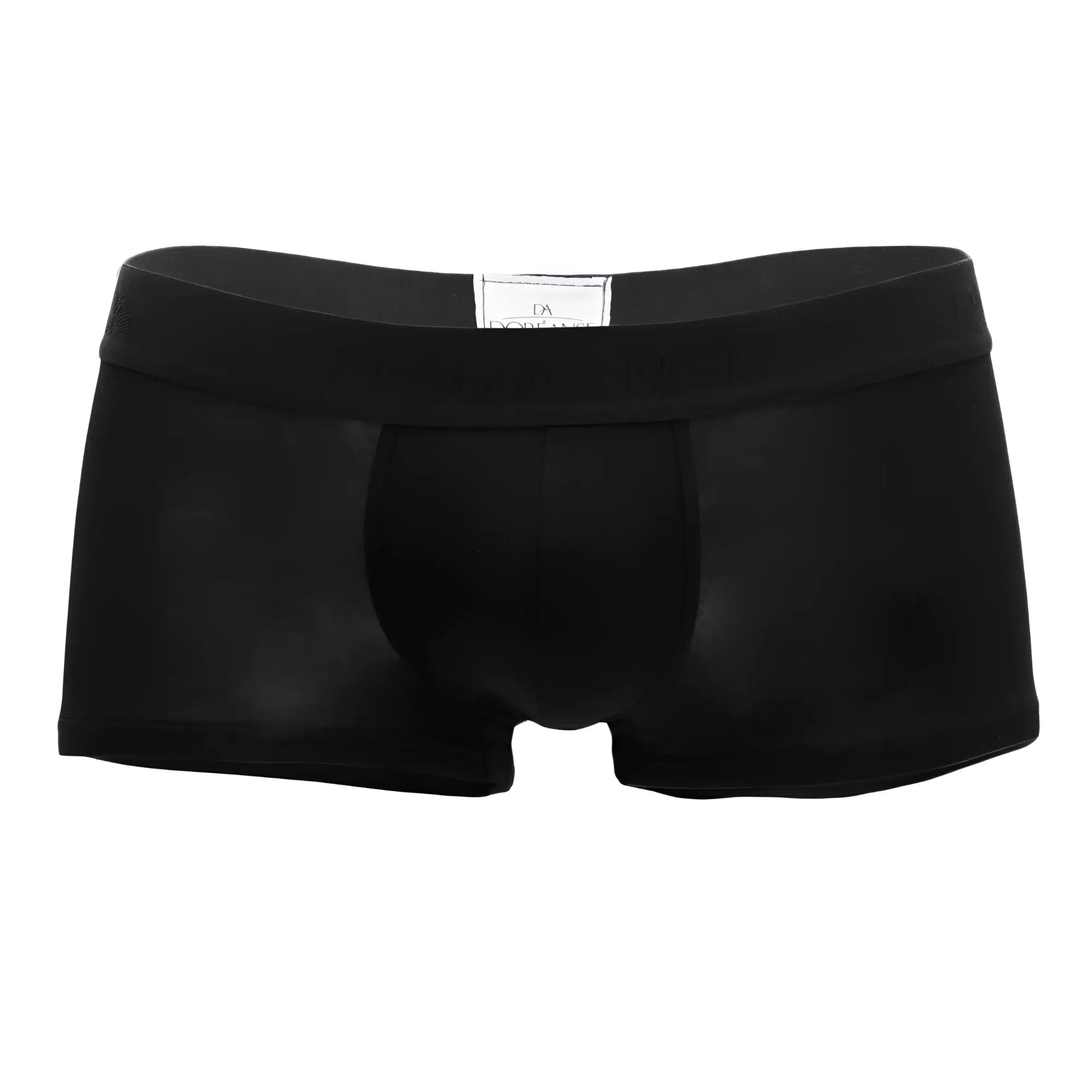 Doreanse 1760-BLK low-rise black men’s briefs with smooth, form-fitting design and elastic waistband