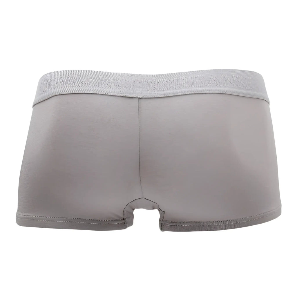Gray doreanse 1760-gry low-rise men’s briefs with subtle textured urban decay waistband in soft fabric