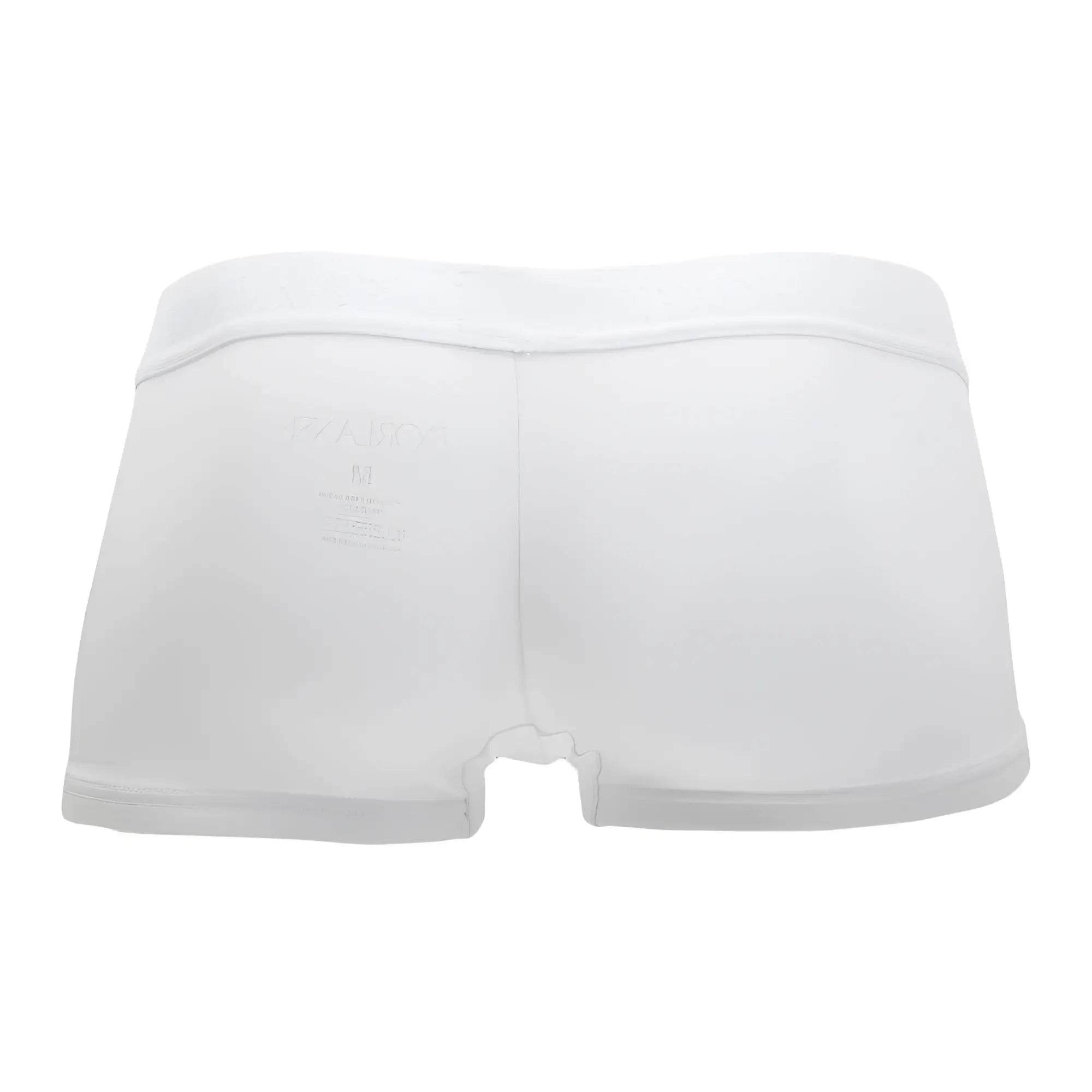White cotton Doreanse 1760-WHT low-rise trunk with smooth seamless design and elastic waistband