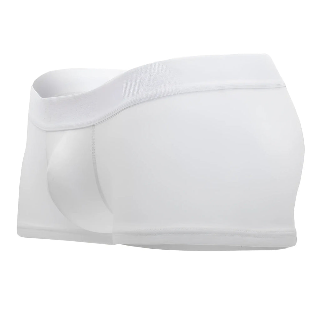 White doreanse 1760-wht low-rise trunk briefs with smooth seamless design and elastic waistband