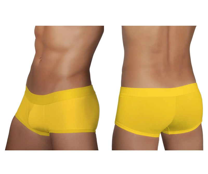 Doreanse 1760-ylw low-rise trunk bright yellow men’s briefs with smooth form-fitting design