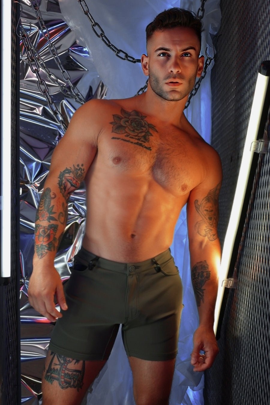 Down Low Shorts – Olivgrün