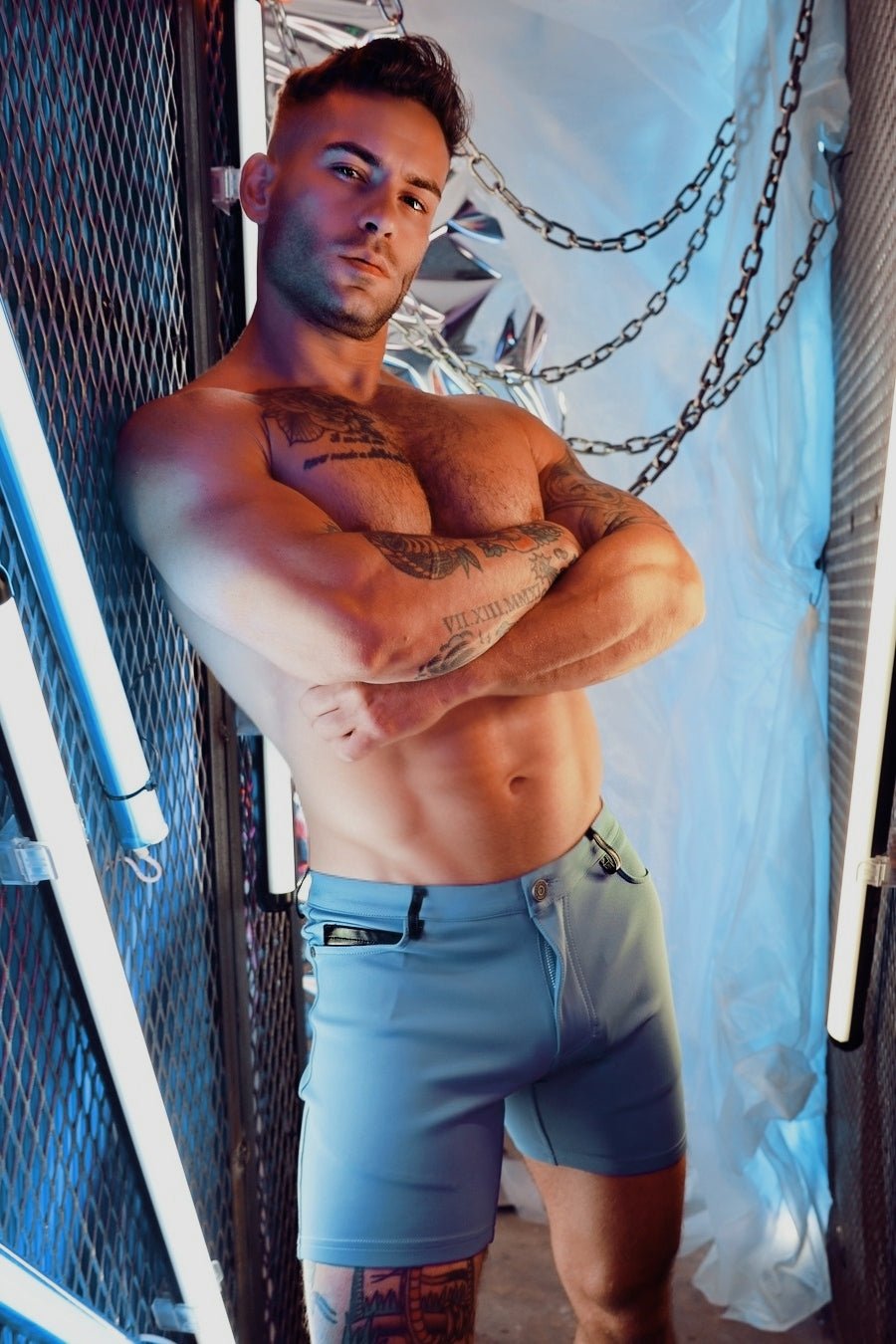 Down Low Shorts – Schieferblau