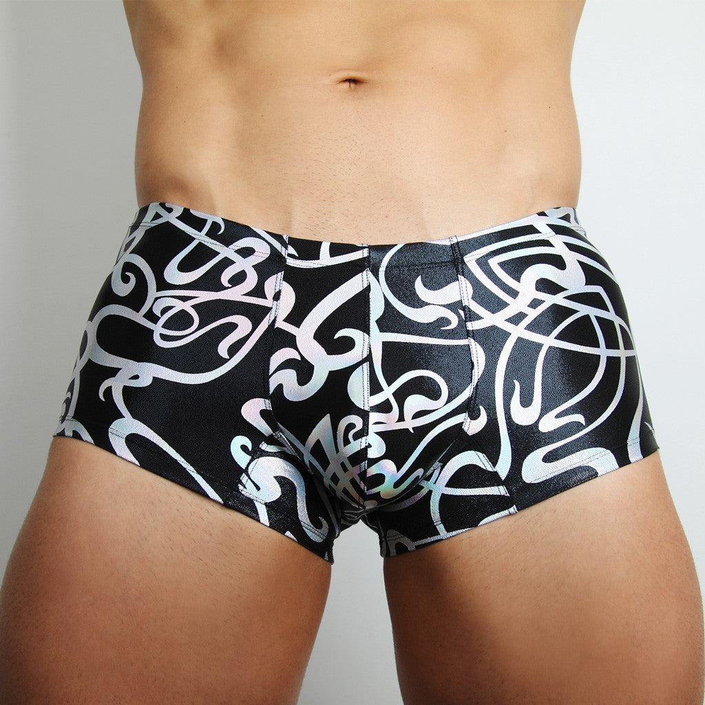 downundergear Men's crowdpleaser - Mystique Swirl Mini Boxer Trunk