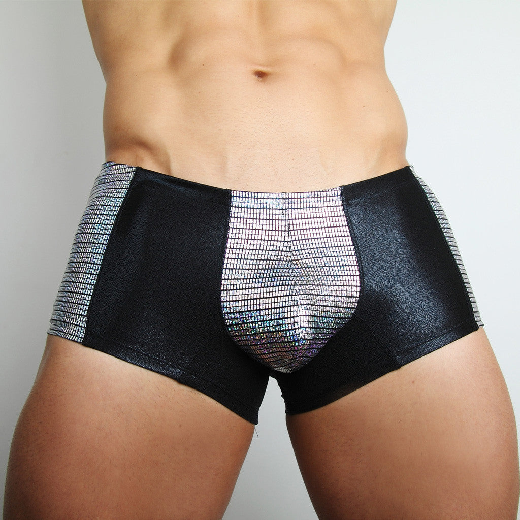 downundergear Men's allnighter - Terminator Panelled Mini Boxer Trunk