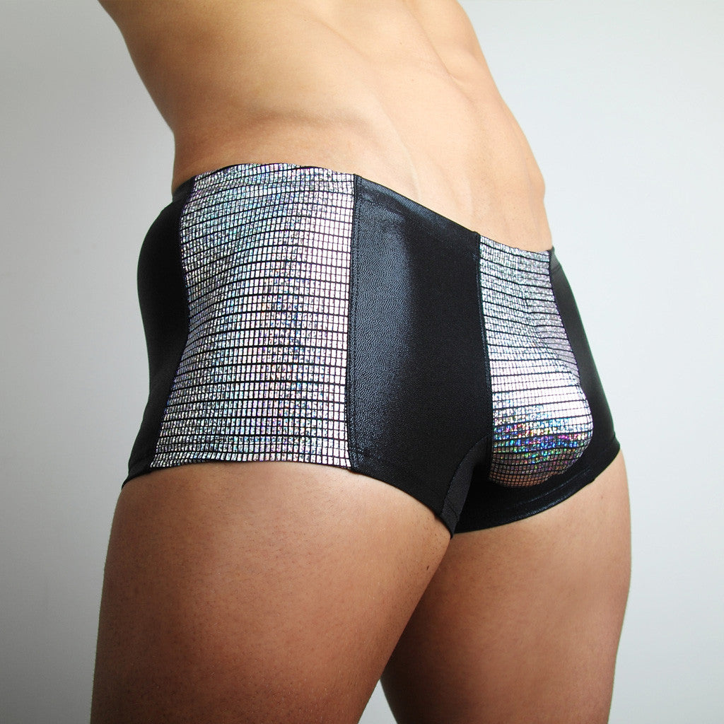 downundergear Men's allnighter - Terminator Panelled Mini Boxer Trunk