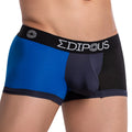 Blue and black patterned men’s Edipous EDG027 boxer brief with branded waistband designed for comfortable everyday wear