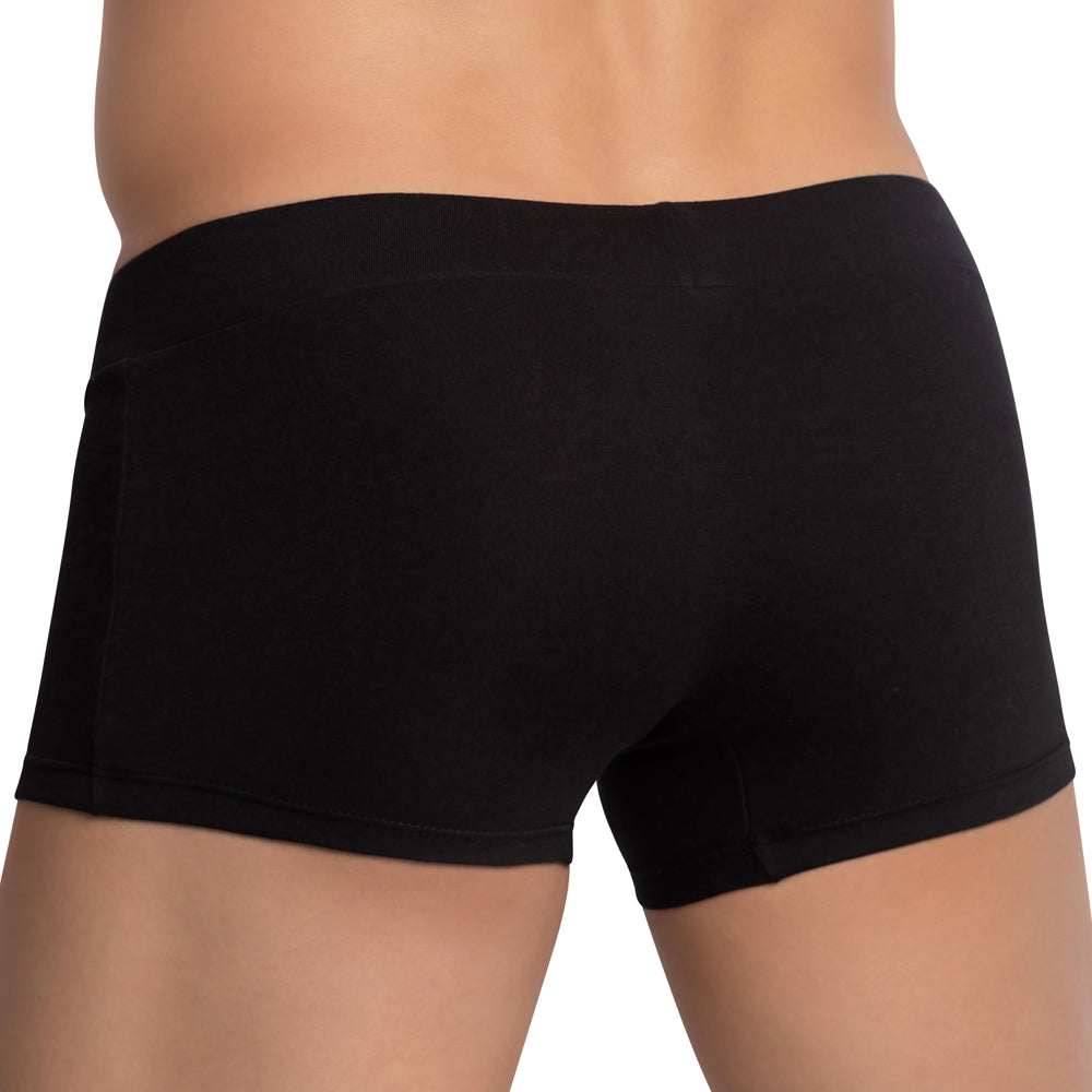 Edipous EDG032 Boxershorts mit niedriger Taille und durchsichtigem Beutel