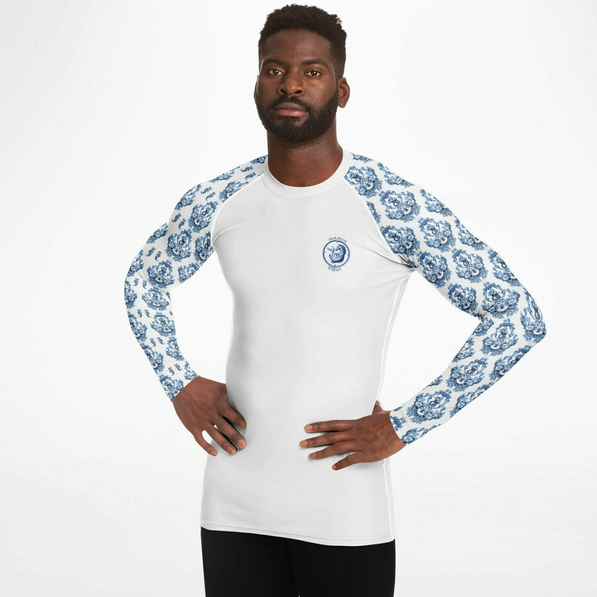 Maris Equi Men's Blue Baroque Rashguard