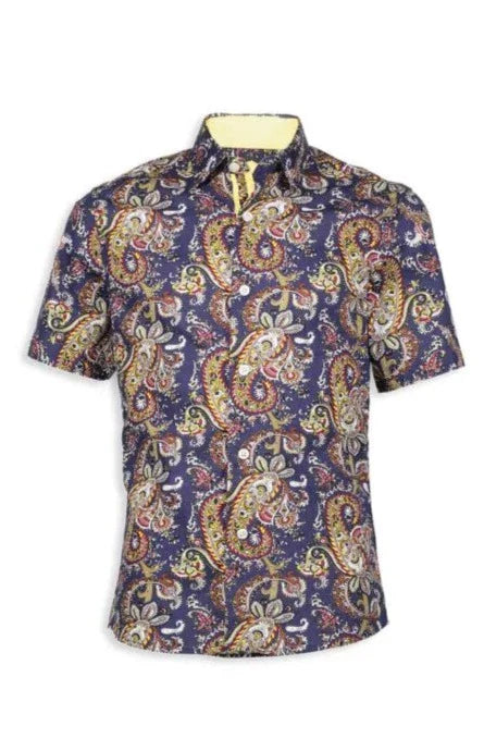 Camisa manga corta Paisley