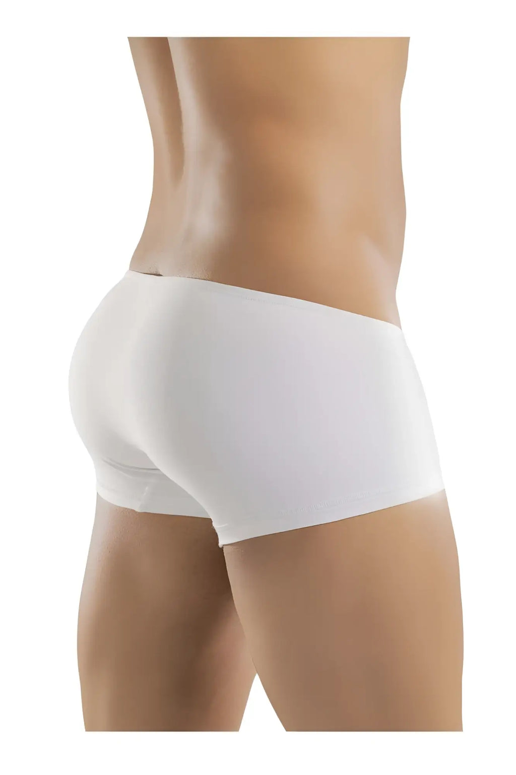 ErgoWear EW1167 X4D white seamless trunks with a smooth form-fitting design for comfortable daily wear