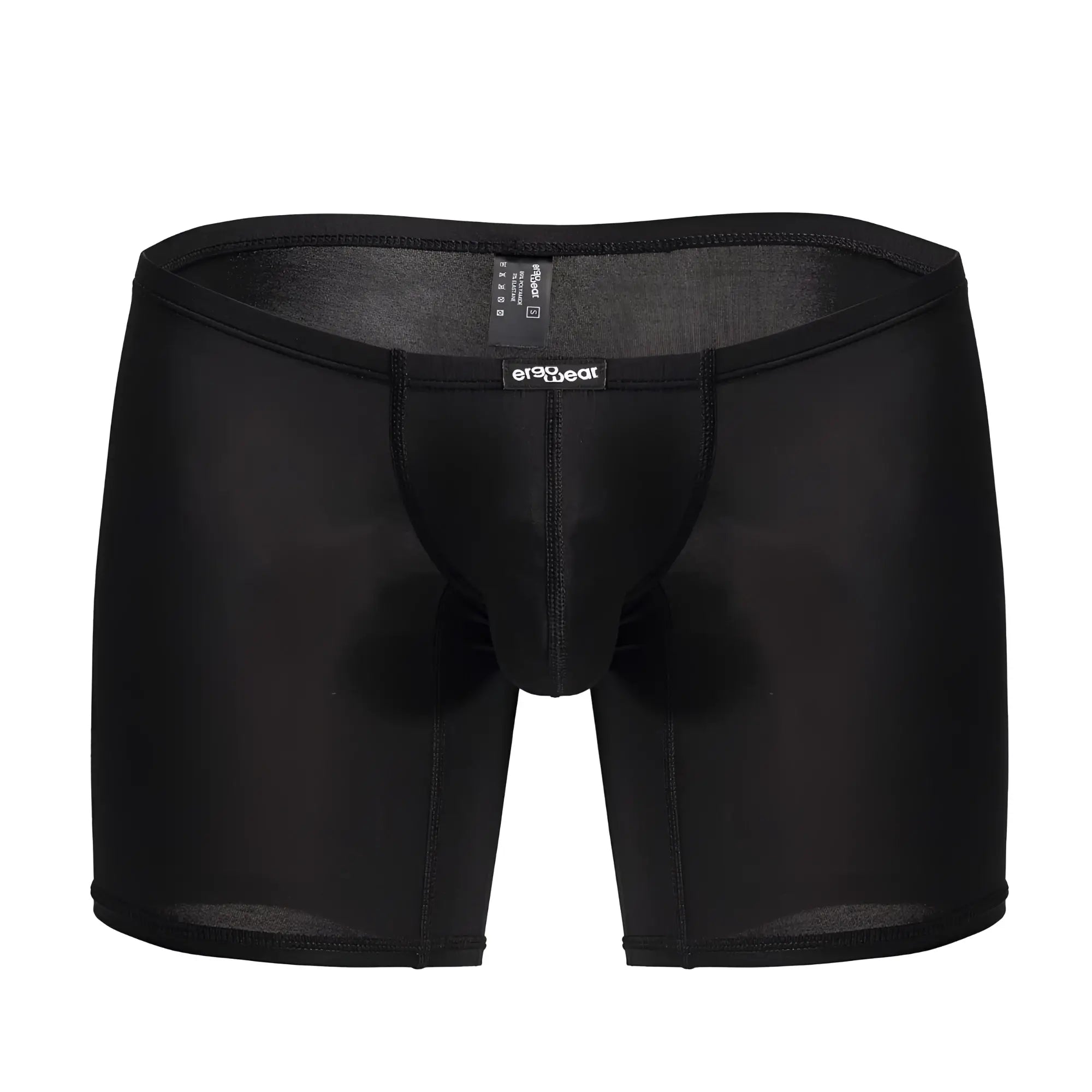 Black ergonomic boxer briefs ergoWear EW1702 X4D with smooth form-fitting design and reinforced stitching