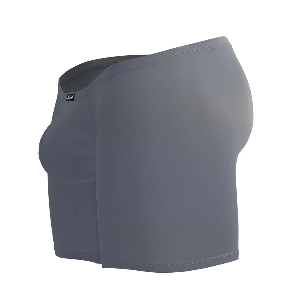 Gray ergoWear EW1706 X4D boxer briefs with supportive contoured design and seamless stitching for comfort