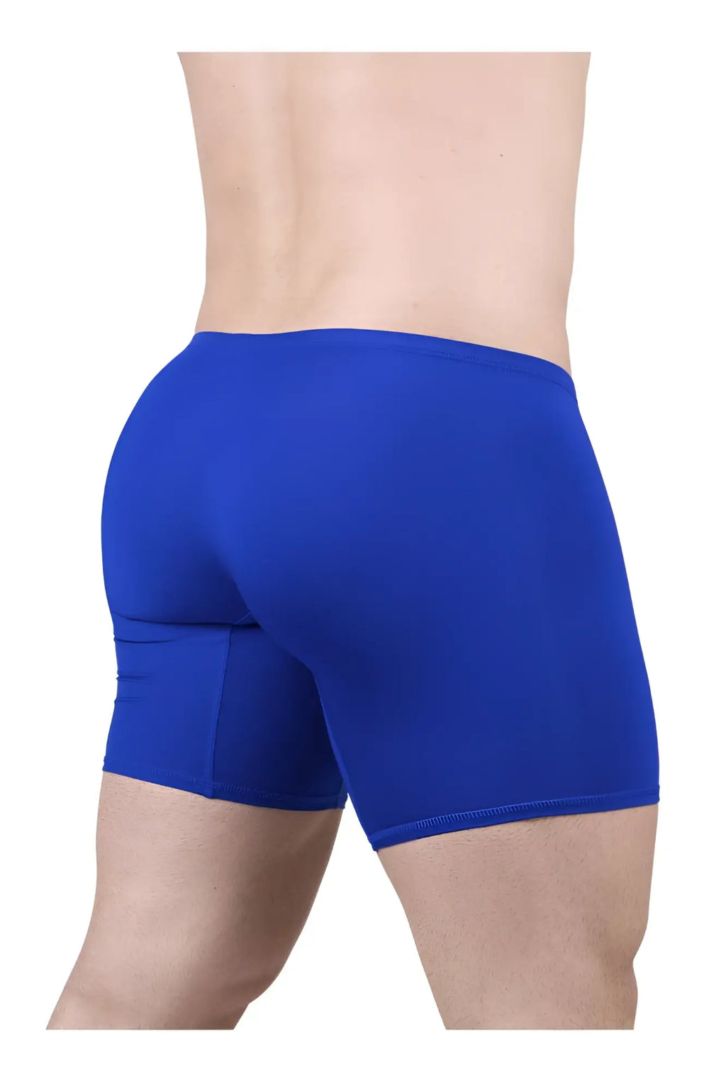 ErgoWear ew1710 x4d royal blue men’s boxer briefs with smooth form-fitting fabric and subtle back seam detail