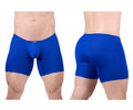 Vibrant royal blue ergoWear ew1710 x4d men’s boxer briefs with a snug fit and seamless construction