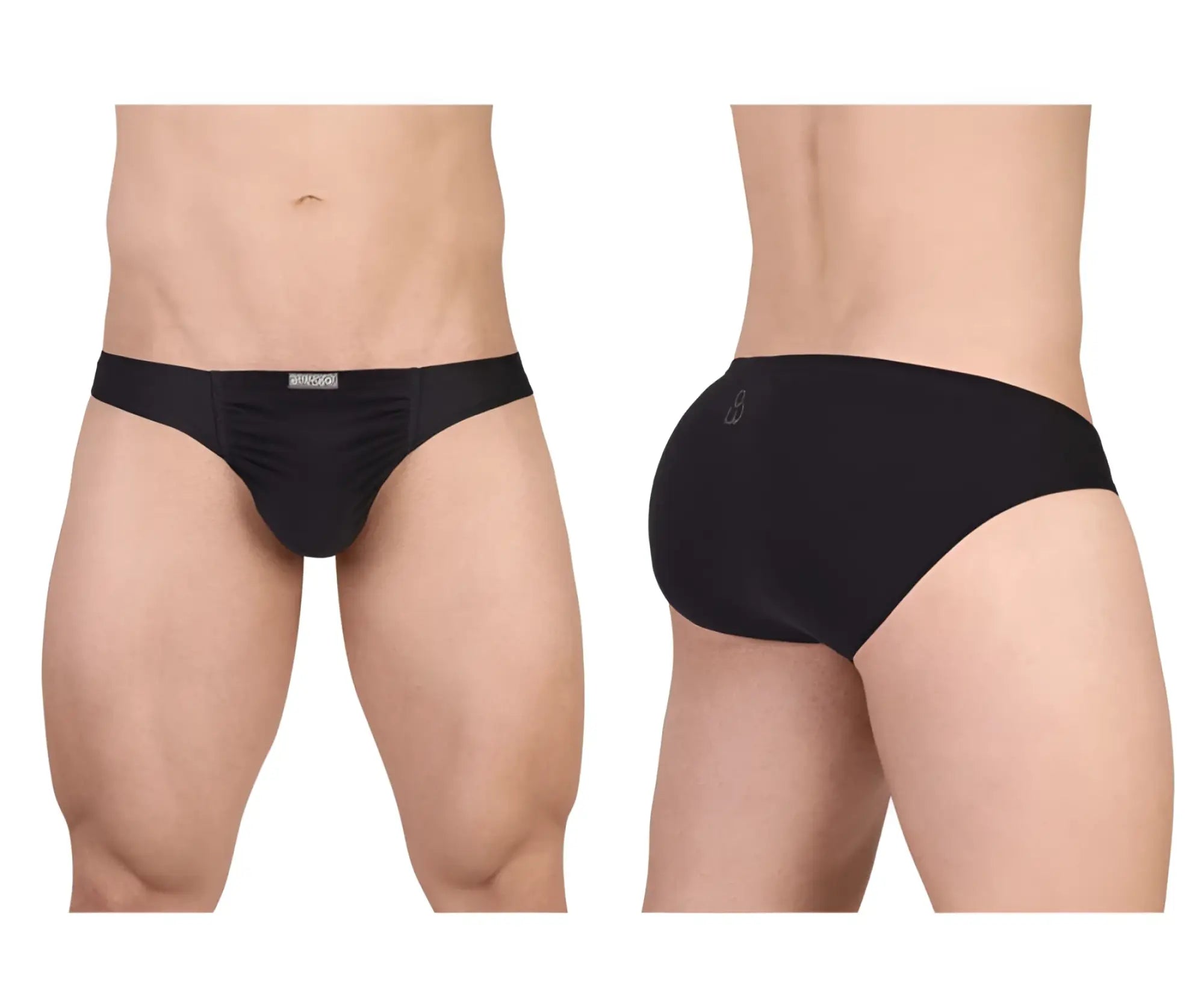 Ergowear ew1727 feel gr8 black cotton bikini briefs with sleek form fitting design and subtle waistband branding