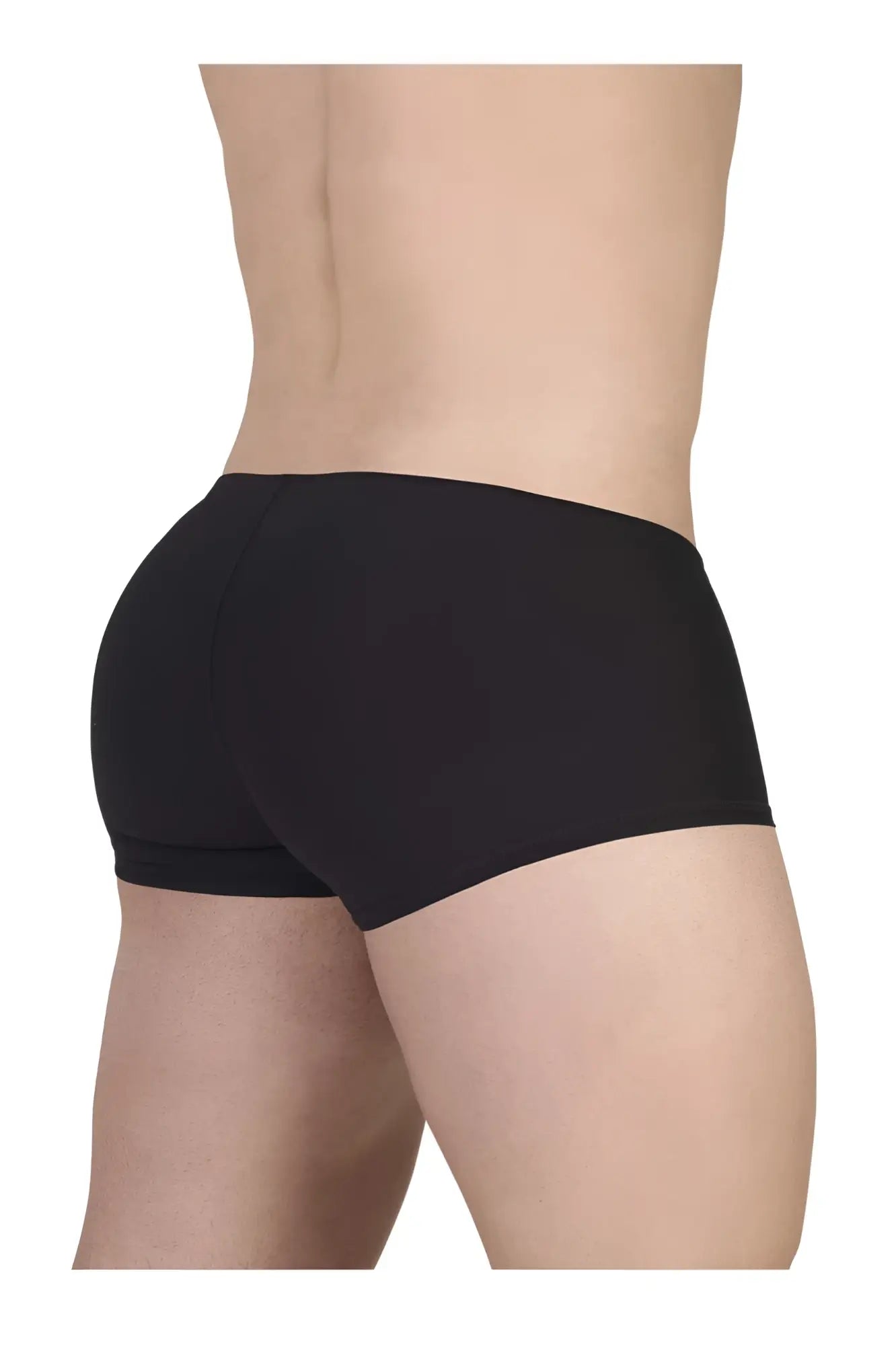 Black ErgoWear EW1728 FEEL GR8 cotton trunks with smooth form-fitting design briefs for comfortable wear
