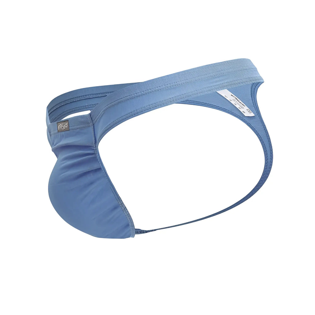 Light blue cotton briefs by ergowear ew1730 feel gr8 with supportive contoured design and elastic waistband