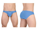 ErgoWear ew1731 feel gr8 cotton bikini briefs in light blue with smooth fabric and subtle waistband branding