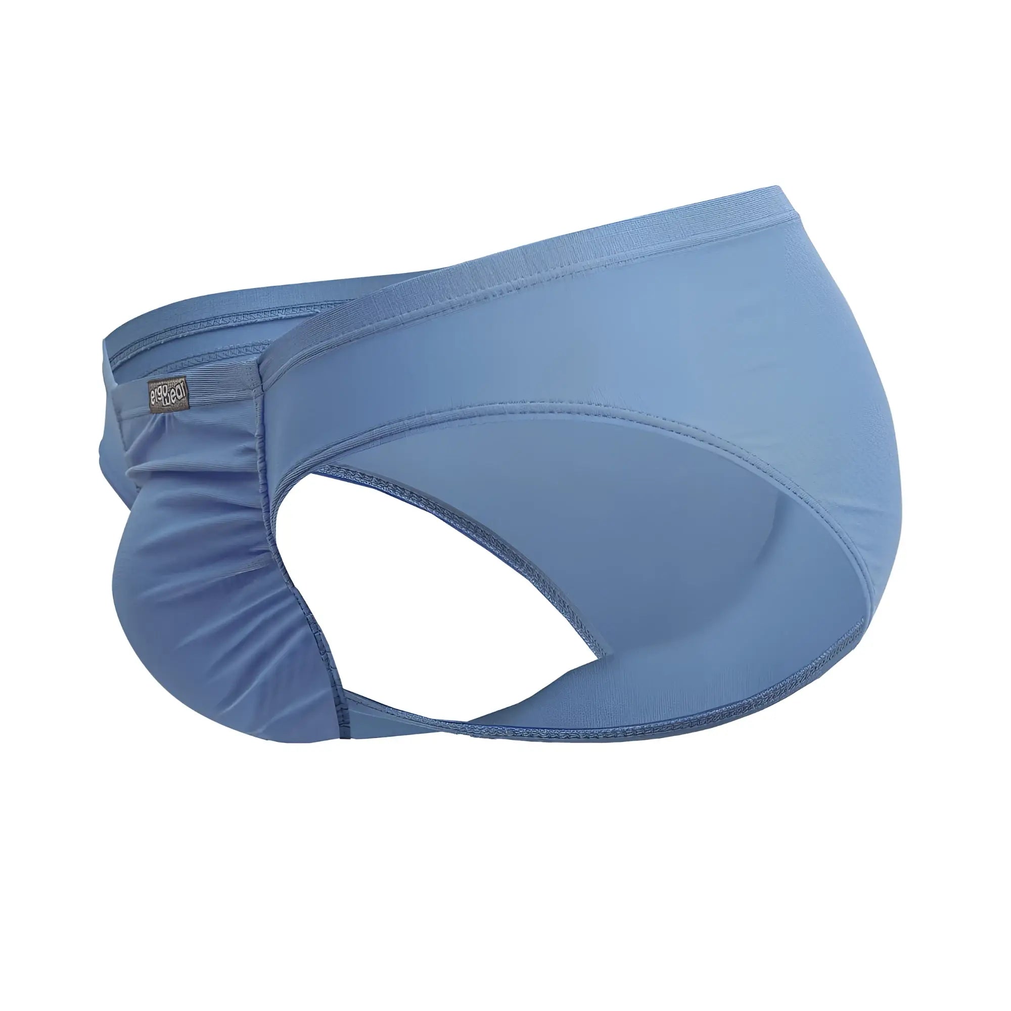 Ergowear ew1731 feel gr8 cotton bikini in light blue with smooth stretchy fabric and contoured design for men