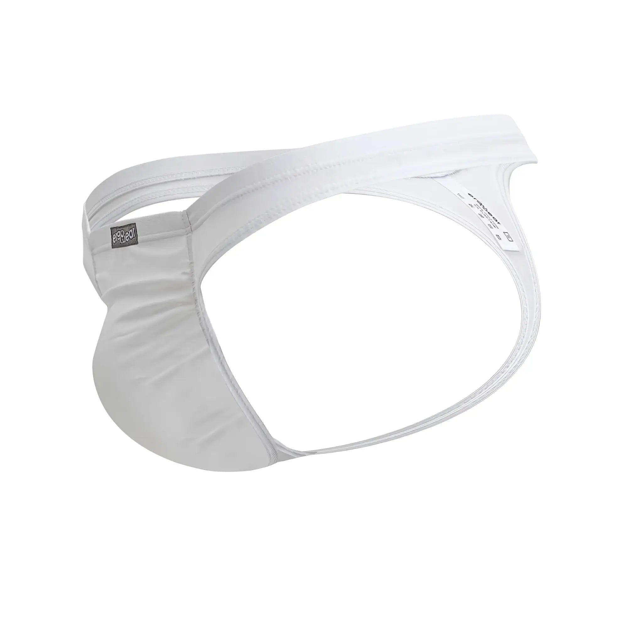 White cotton seamless fabric briefs with minimalist design and subtle stitching from ergowear ew1734 feel gr8